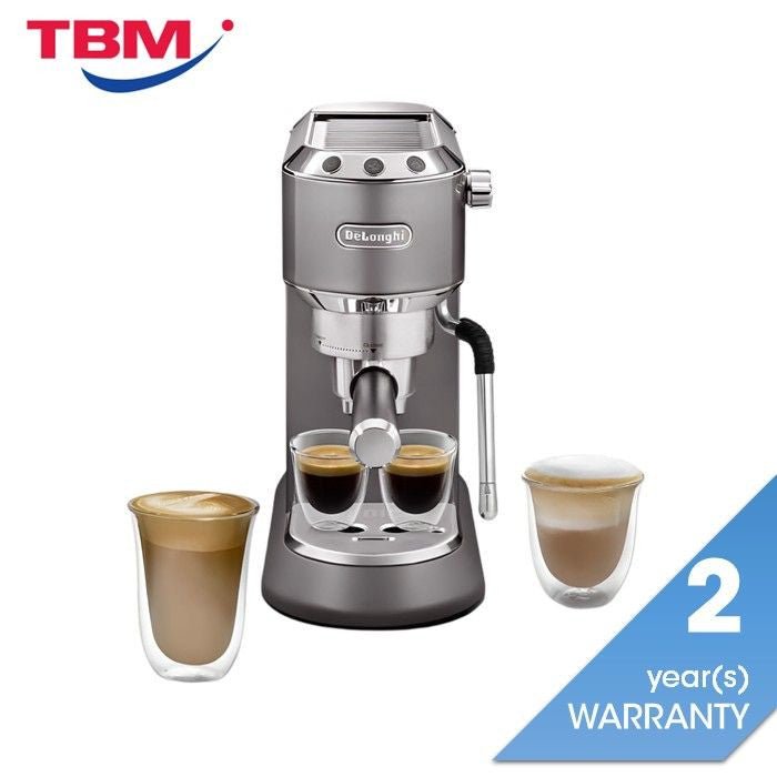 DeLonghi EC885.GY Dedica Arte Manual Espresso Coffee Machine Grey | TBM Online