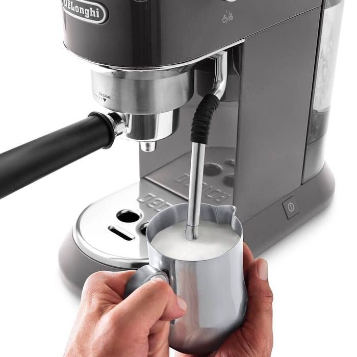DeLonghi EC885.GY Dedica Arte Manual Espresso Coffee Machine Grey | TBM Online
