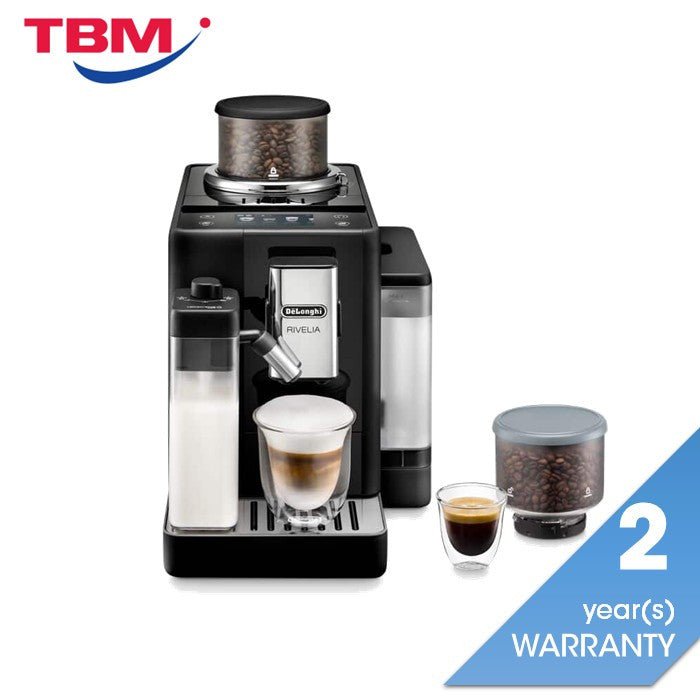 Delonghi EXAM440.55B Rivelia Fully Automatic Coffee Machine Black | TBM Online