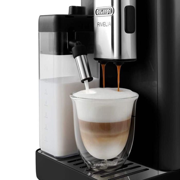 Delonghi EXAM440.55B Rivelia Fully Automatic Coffee Machine Black | TBM Online