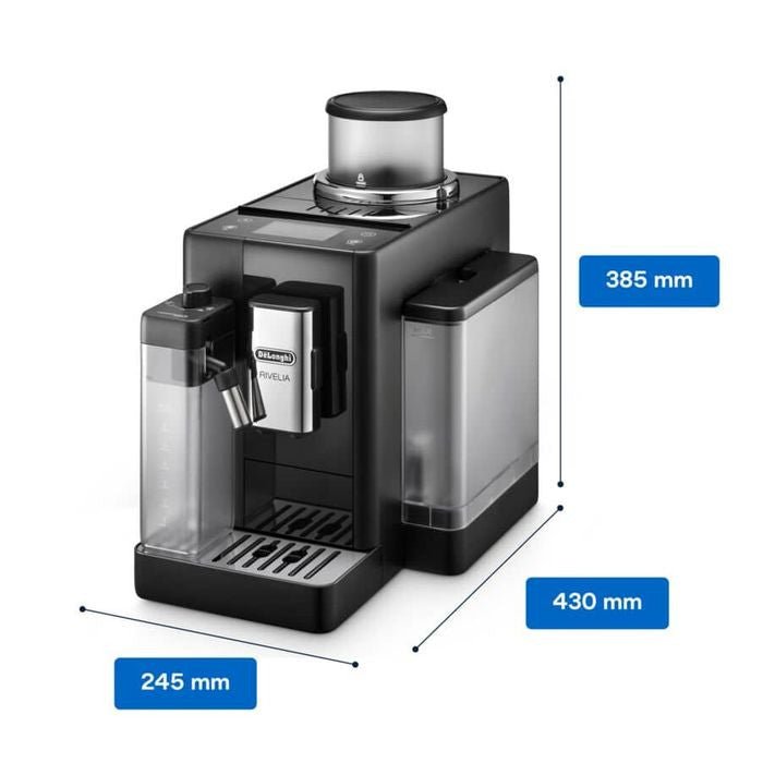 Delonghi EXAM440.55B Rivelia Fully Automatic Coffee Machine Black | TBM Online