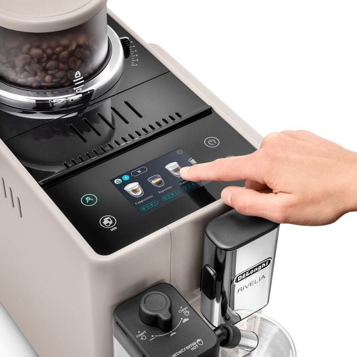 DeLonghi EXAM440.55.BG Coffee Machine Rivelia Sand Beige | TBM Online