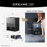 Dreame Robotic Vacuum Aqua 10 Pro Track | TBM Online
