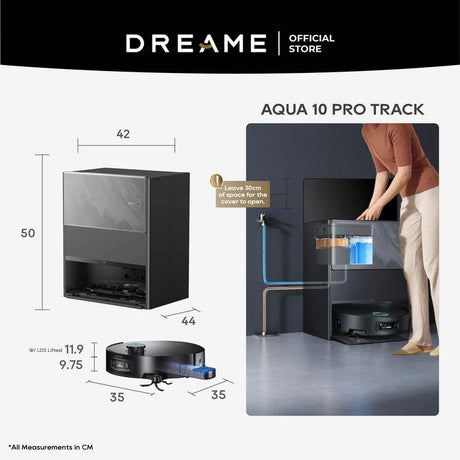 Dreame Robotic Vacuum Aqua 10 Pro Track | TBM Online