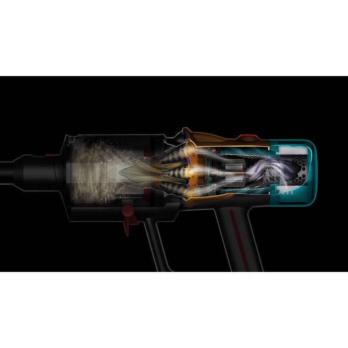 Dyson SV46 V12 DETECT SLIM ABSOLUTE Cordless Vacuum Cleaner (HEPA) Yellow/Nickel | TBM Online