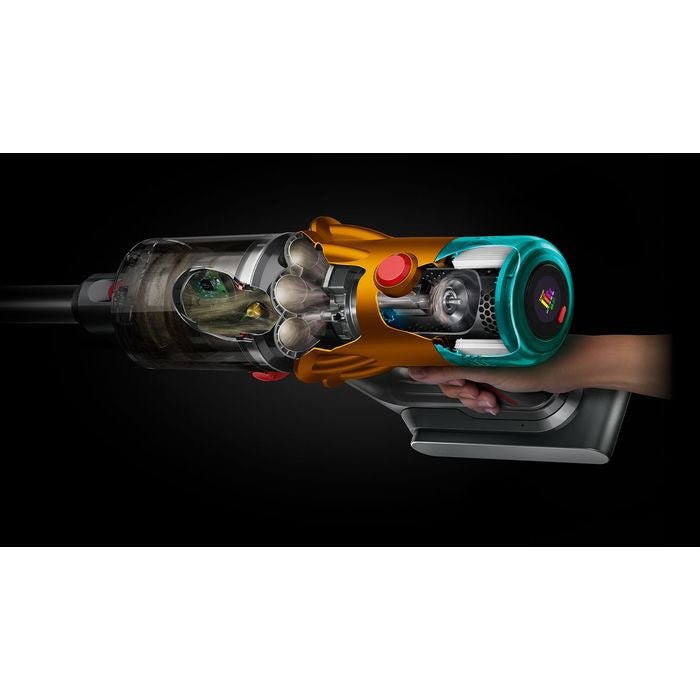 Dyson SV46 V12 DETECT SLIM ABSOLUTE Cordless Vacuum Cleaner (HEPA) Yellow/Nickel | TBM Online