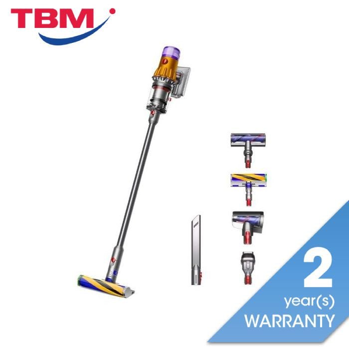 Dyson V12 DETECT SLIM ABS Cordless Vacuum Cleaner Yellow/Nickel | TBM Online