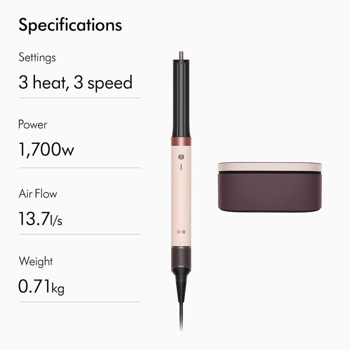 Dyson AIRWRAP HS09 CO - ANDA 2X CE/PINK Multi - Styler And Dryer Ceramic Pink/Rose Gold | TBM Online