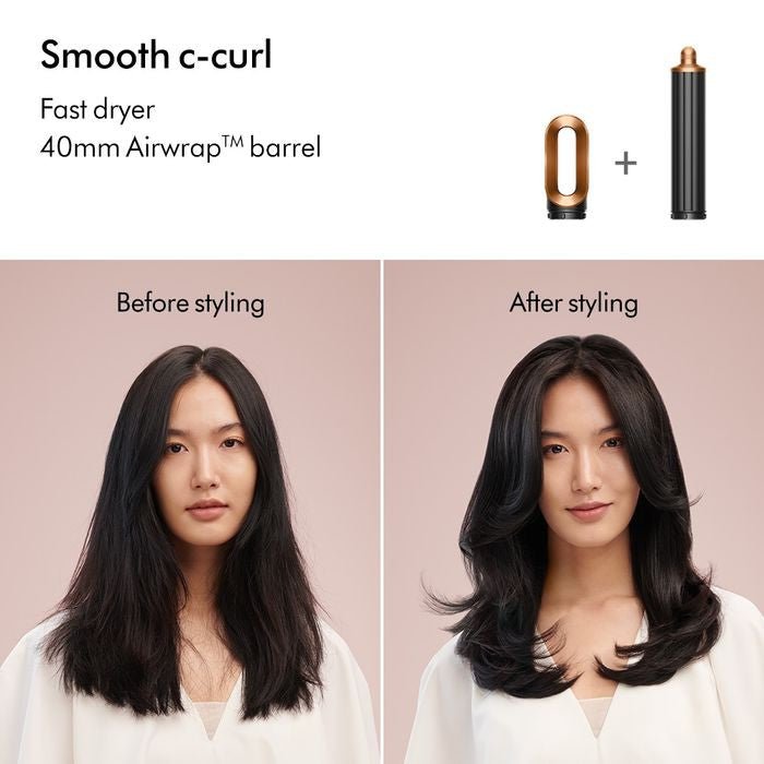 Dyson HS02 AIRWRAP ORIGIN NICKEL COPPER Hair Styler Nickel Copper | TBM Online