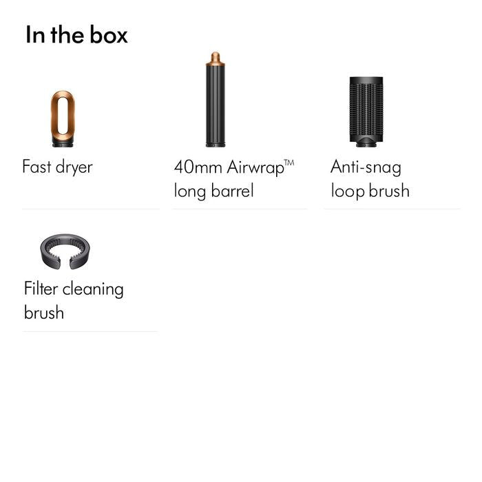 Dyson HS02 AIRWRAP ORIGIN NICKEL COPPER Hair Styler Nickel Copper | TBM Online