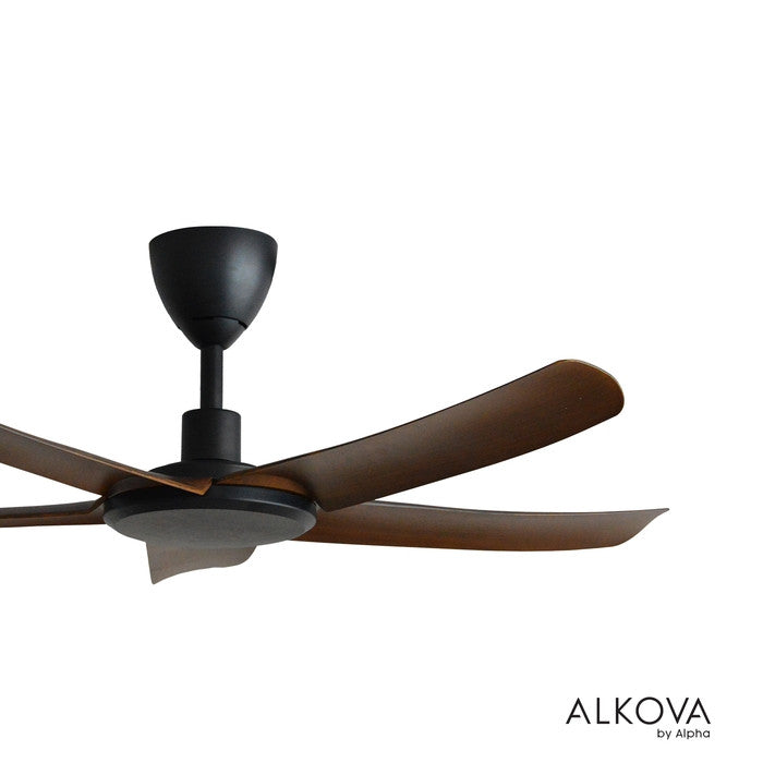 Alkova PAZION G2 5B/46 WALNUT/MB Ceiling Fan 5 Blades 46 Inch Walnut Matt Black