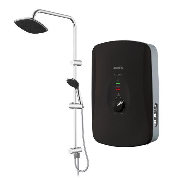 Joven SL30 IP R/S BLACK Home Shower Rain Shower With DC Pump Black