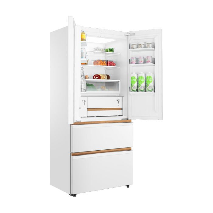 Toshiba GR-RF690WI-PGY(67) 4 Doors Japandi Fridge 580L Fuji White