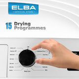 Elba ED - H9151C(WH) Tumble Condenser Dryer With 15 Programs 9.0 kg | TBM Online