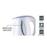 Elba EJK - D1719 (WH) Jug Kettle 1.7L 360 Degree Rotation Concealed Heating Element | TBM Online
