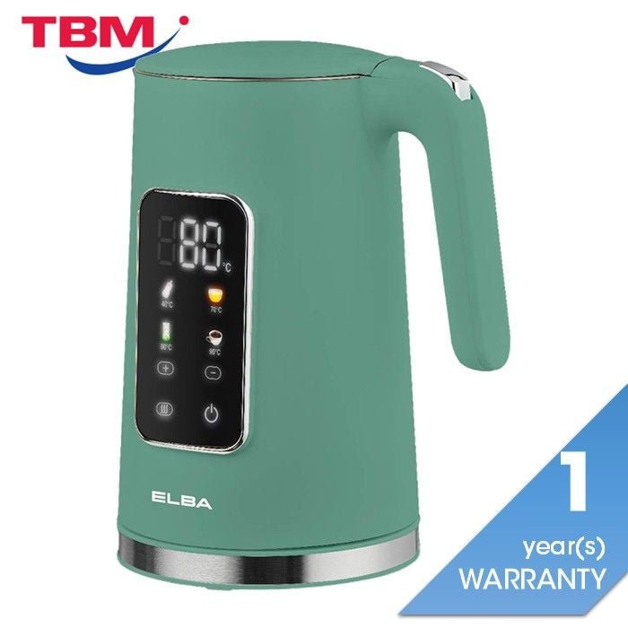 Elba EJK - R1787D(GN) Digital Jug Kettle 1.7L Green | TBM Online