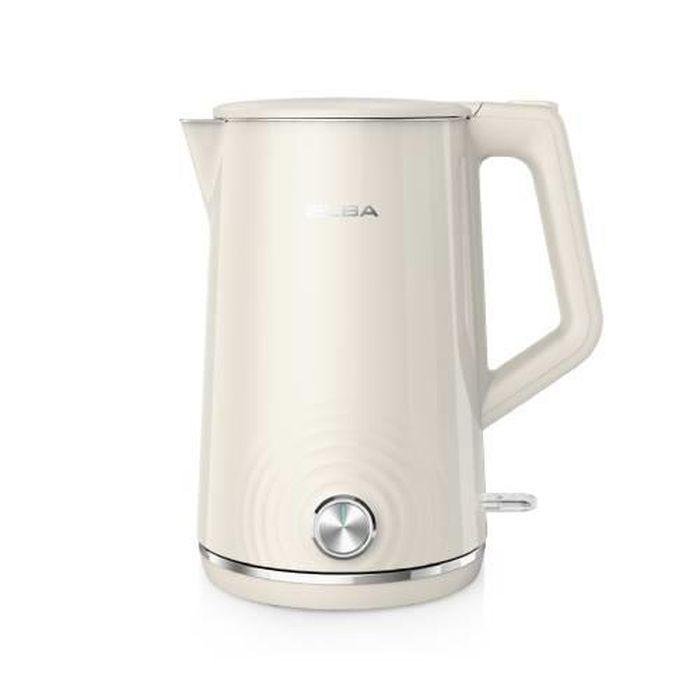 Elba EJK-S1789SS(BG) 1.7L Jug Kettle Double Wall Seamless Stainless Steel Beige | TBM Online