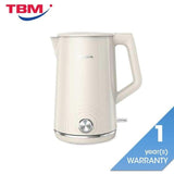 Elba EJK-S1789SS(BG) 1.7L Jug Kettle Double Wall Seamless Stainless Steel Beige | TBM Online