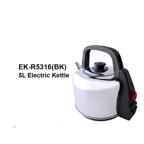 Elba EK - R5316(BK) Electric Kettle 5.0L Stainless Steel Body Automatic Cut Off Thermostat | TBM Online