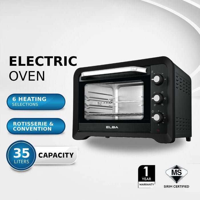 Elba EEO - G3519(BK) Electric Oven 1600W 35.0L | TBM Online