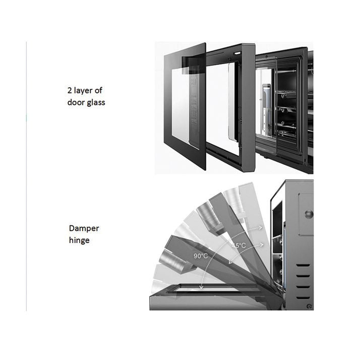 Elba EEO - J4591D(BK) Electric Oven 2000W 45.0L | TBM Online