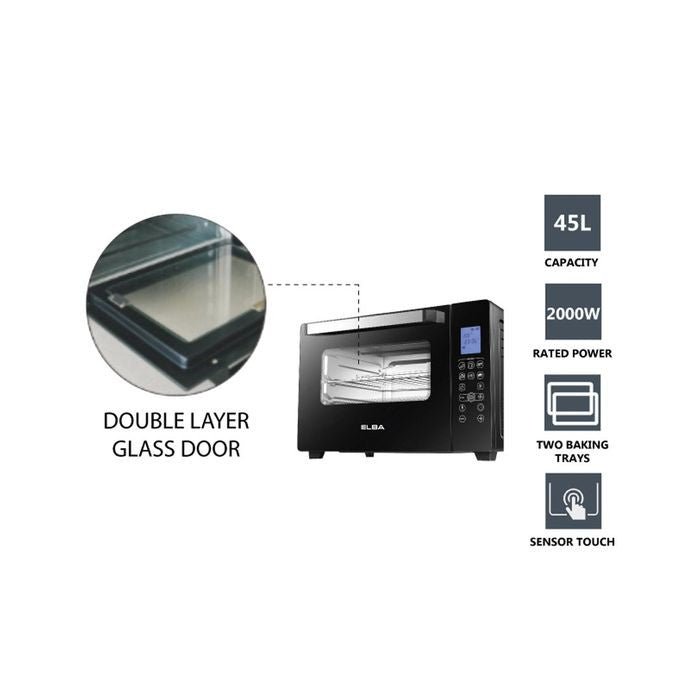 Elba EEO - J4591D(BK) Electric Oven 2000W 45.0L | TBM Online