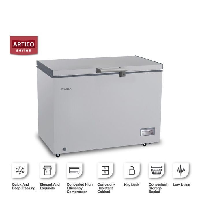 Elba EF - F4132E(GR) Chest Freezer Artico Series 410L Digital Control | TBM Online