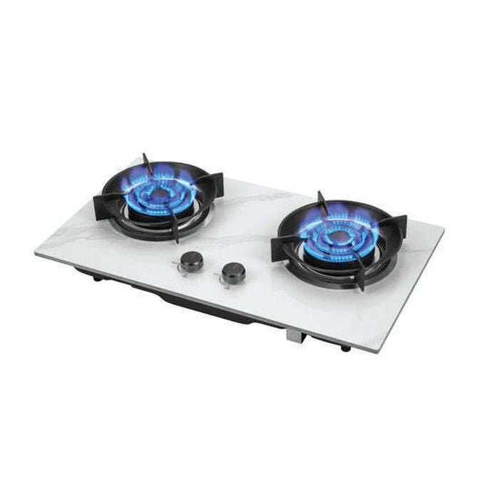 Elba EBH - S8542G(WH) Built - In Gas Hob Naturolis With 2 Burner White Sintera Stone | TBM Online