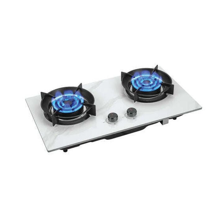 Elba EBH - S8542G(WH) Built - In Gas Hob Naturolis With 2 Burner White Sintera Stone | TBM Online