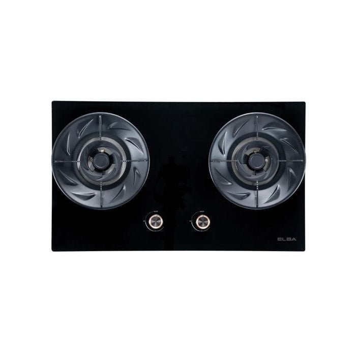 Elba EGH - S8642G(BK) Built - In Gas Hob With 2 Burner Black | TBM Online