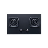 Elba EGH - S8692D(GR) Built - in Gas Hob Glass Stove With 2 Burners | TBM Online