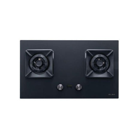 Elba EGH - S8692D(GR) Built - in Gas Hob Glass Stove With 2 Burners | TBM Online