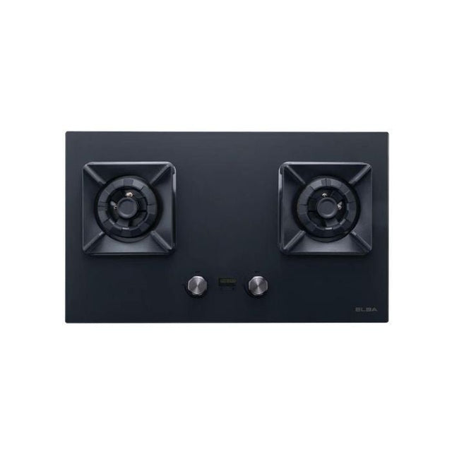 Elba EGH - S8692D(GR) Built - in Gas Hob Glass Stove With 2 Burners | TBM Online