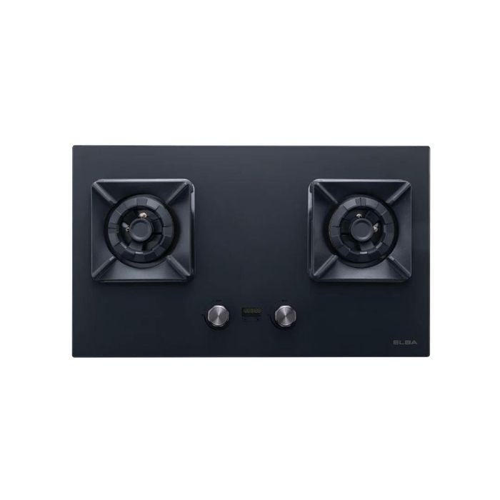 Elba EGH - S8692D(GR) Built - in Gas Hob Glass Stove With 2 Burners | TBM Online