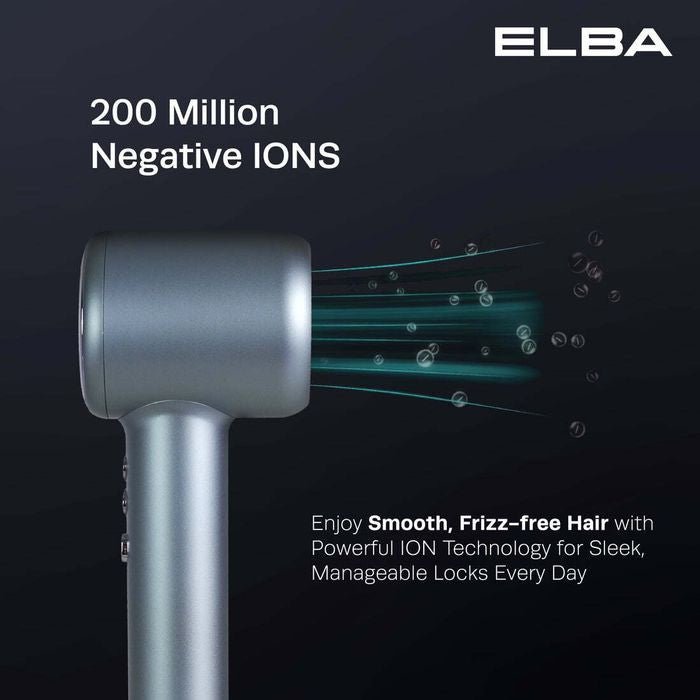 Elba EHD - Q6663DC(BK) Hair Dryer Volante 1600W BLDC Motor Titanium Grey | TBM Online