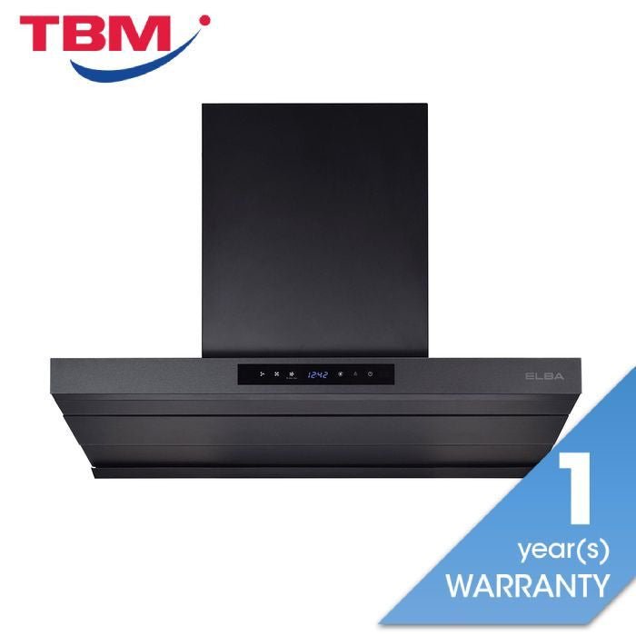 Elba EH - Q9695DC(BK) Cooker Hood Aphanite Series 90CM Black | TBM Online