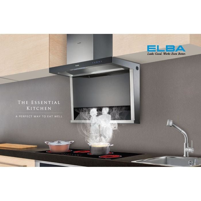 Elba PRIMO EH - G9325ST(BK) Cooker Hood LED Sensor Touch Control With Boost Function 1400m3/hr | TBM Online