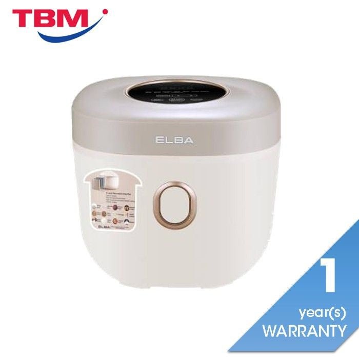 Elba ERC - S1588D(WH) Microcomputer Rice Cooker - Stainless Steel Spherical Inner Pot 1.5L | TBM Online