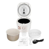 Elba ERC - S1588D(WH) Microcomputer Rice Cooker - Stainless Steel Spherical Inner Pot 1.5L | TBM Online