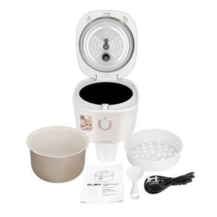 Elba ERC - S1588D(WH) Microcomputer Rice Cooker - Stainless Steel Spherical Inner Pot 1.5L | TBM Online