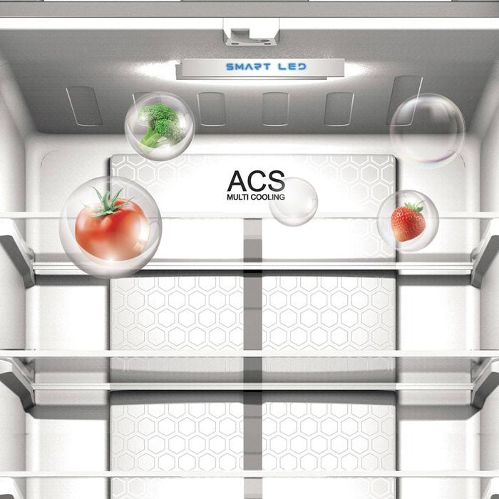Elba ER - M5342FD(SV) 4 Doors Fridge G530L R600A Sensor Touch | TBM Online