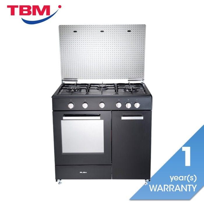 Elba EGC - C9703G(BK) Gas Cooker 3 Burners Gas - Oven G70L 220 - 240V Black | TBM Online