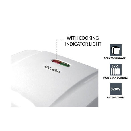 Elba ESM - G7020(WH) Sandwich Maker | TBM Online