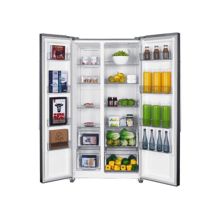 Elba ESR - Q6286IN(GR) Side By Side Fridge 620L Nutri Fresh+ Zone Inverter | TBM Online