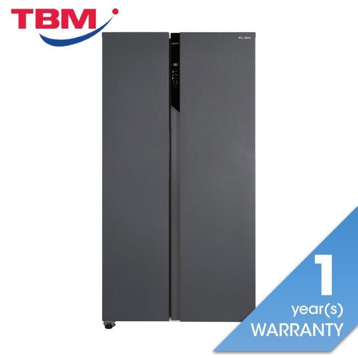 Elba ESR - Q6286IN(GR) Side By Side Fridge 620L Nutri Fresh+ Zone Inverter | TBM Online