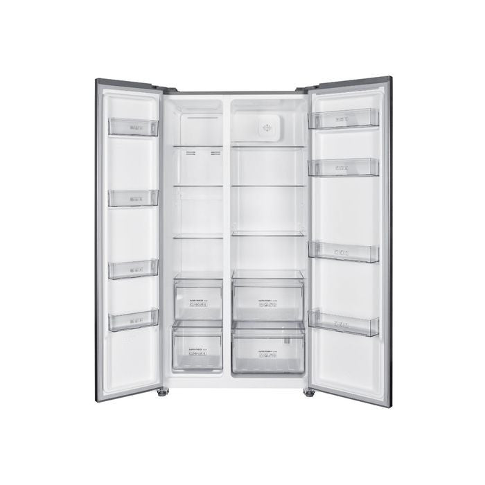 Elba ESR - Q6286IN(GR) Side By Side Fridge 620L Nutri Fresh+ Zone Inverter | TBM Online