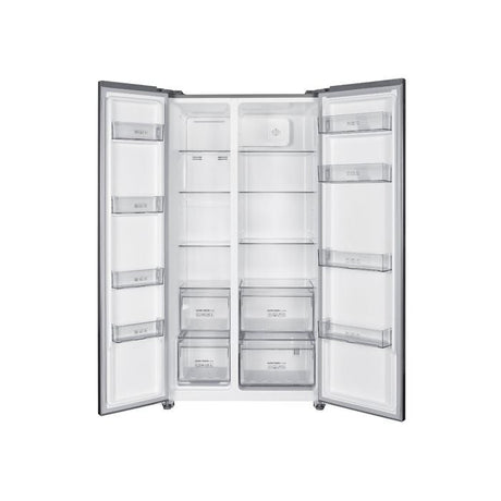 Elba ESR - Q6286IN(GR) Side By Side Fridge 620L Nutri Fresh+ Zone Inverter | TBM Online