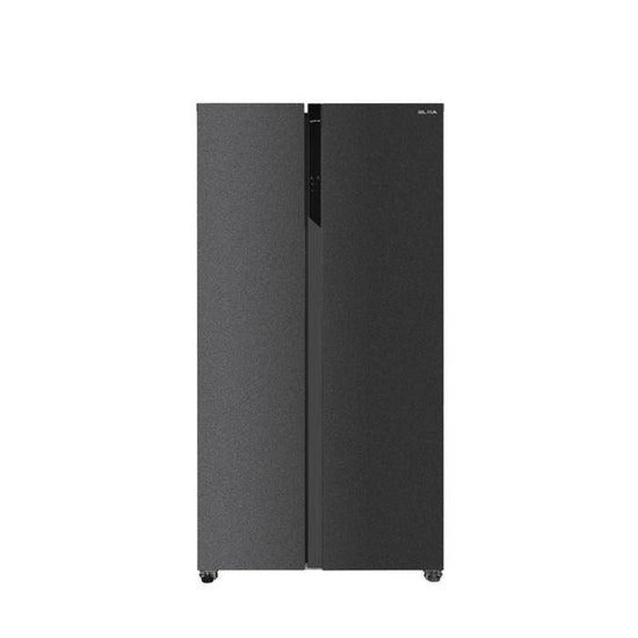 Elba ESR - R5398IN(GR) Side By Side Fridge G530L Dual Inventer Compressor Sensor Touch Control Panel | TBM Online