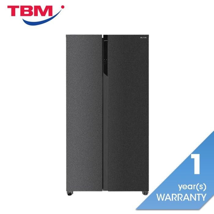 Elba ESR - R5398IN(GR) Side By Side Fridge G530L Dual Inventer Compressor Sensor Touch Control Panel | TBM Online