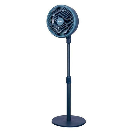 Elba ESF-T1004(BL) Stand Fan 10" With 5 Blades And 3 Speed Level Blue | TBM Online